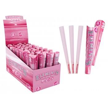 Elements Pink Cone King Size - 3pk [ELE-CONE-KS-PINK-3PK]